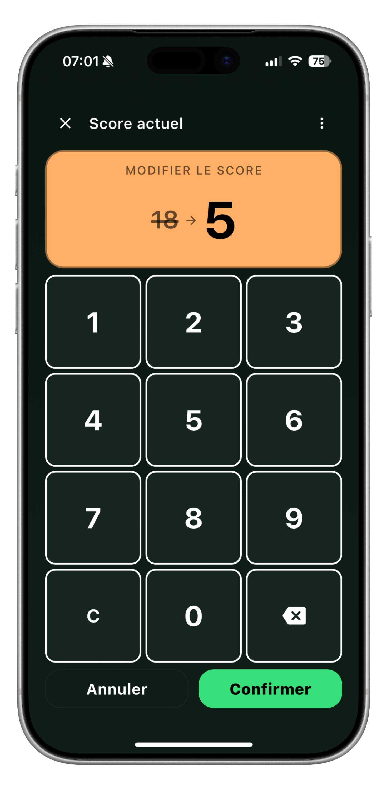 OuiScore screenshot three